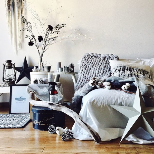 流行りのチャンキーニットって？極太網目がインテリアにとってもキュートなんです♡