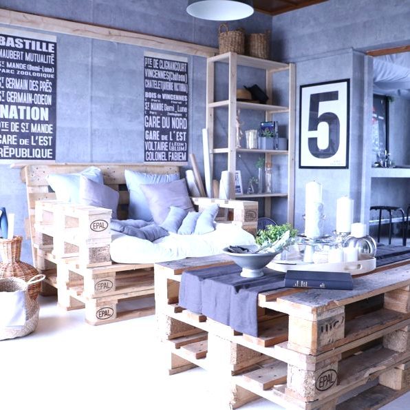 かっこよくて活用度◎男前にもシャビーシックにも合うパレットを使ったDIYアイディア☆
